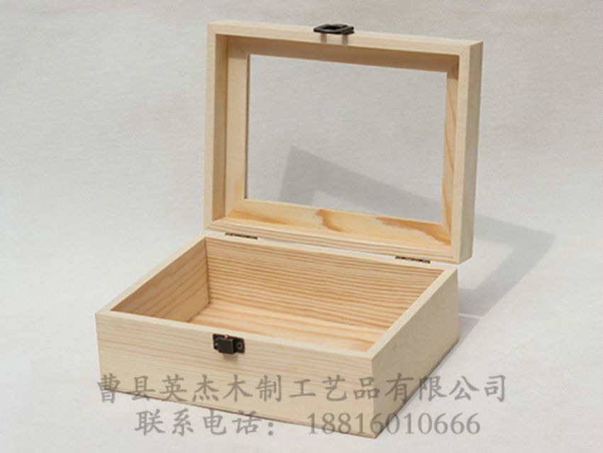 點(diǎn)擊查看詳細(xì)信息<br>標(biāo)題：松木原木色亞克力蓋子木盒 閱讀次數(shù)：1078