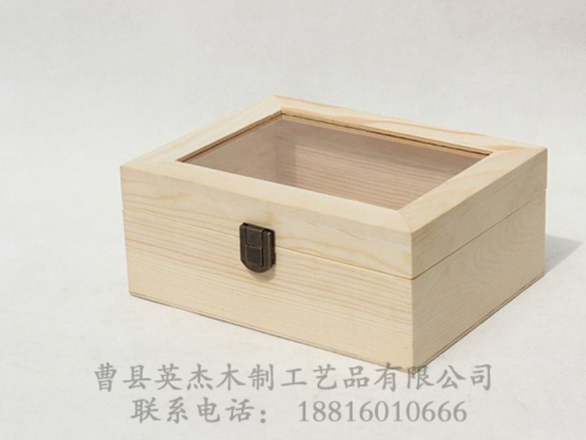 點(diǎn)擊查看詳細(xì)信息<br>標(biāo)題：松木原木色亞克力蓋子木盒 閱讀次數(shù)：2548